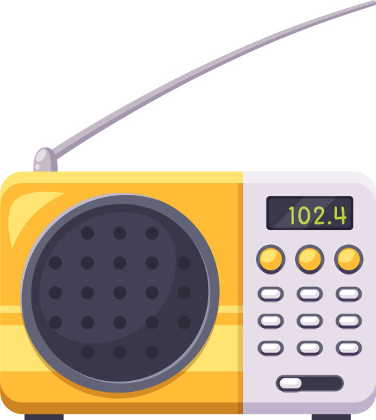 无线电卡通图片下载