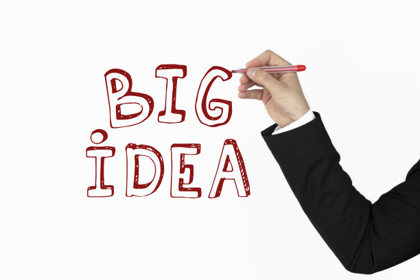 有创意的想法。”思想和创新观念。新工作的想法。图片下载
