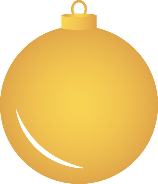 圣诞球图标平风格图片下载