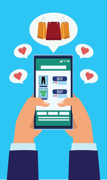 网上购物技术用手使用图片下载