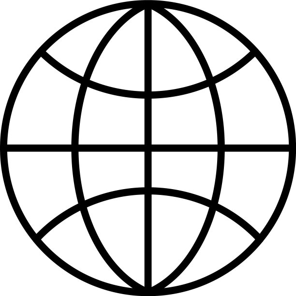 全局球体图标线条样式图片下载