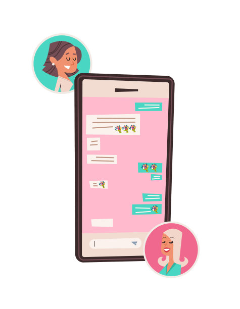 妇女节手机app上快乐女生聊天图片下载