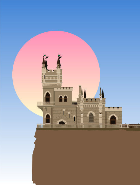 城堡燕子巢图片下载