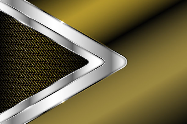 金属绿色和银色的奢华背景图片下载