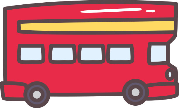 伦敦旅游巴士设计图片下载