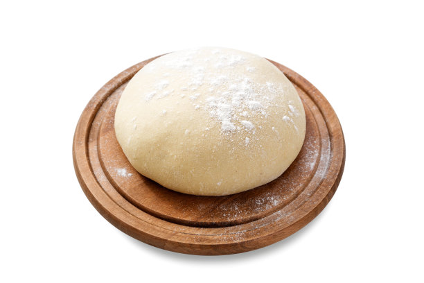 比萨饼或面包的新鲜生面团图片下载