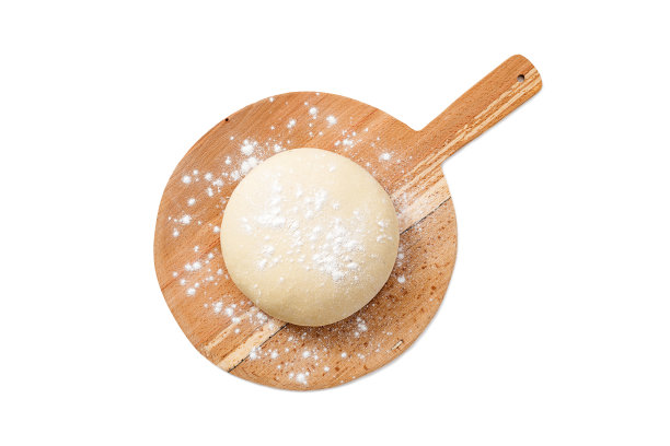 比萨饼或面包的新鲜生面团图片下载