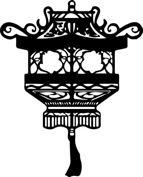 中国图标孤立的背景图片下载