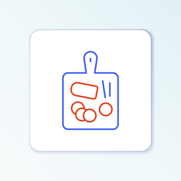 线切割板图标隔离在白色图片下载