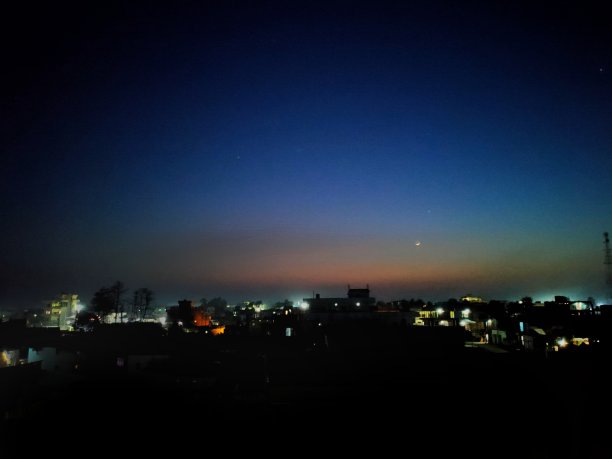 黄昏的天空图片下载