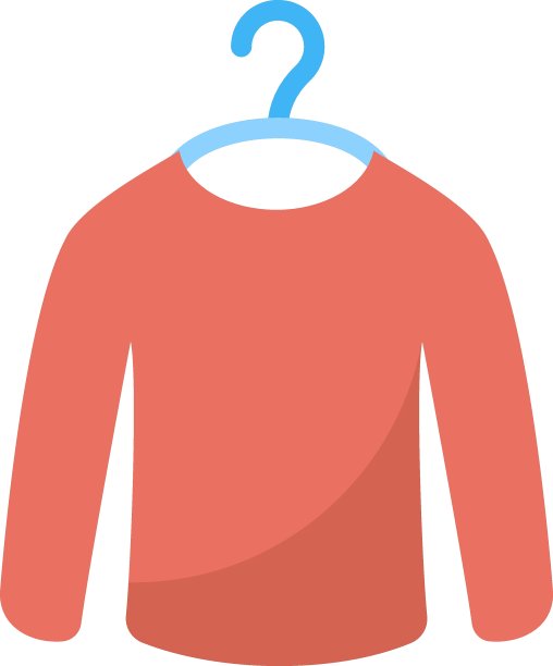 背面的人体模型矢量颜色图标设计，裁缝工作室衣架衬衫概念，裁缝假人在白色背景，图片下载