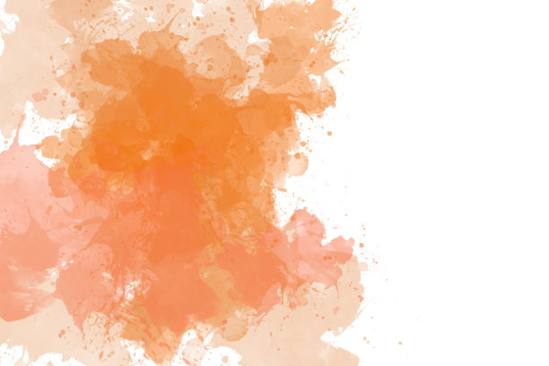 抽象美丽的彩色水彩插画背景，彩色笔刷为背景纹理背景。素材图片