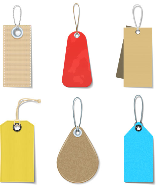 彩色标签和标签集图片下载