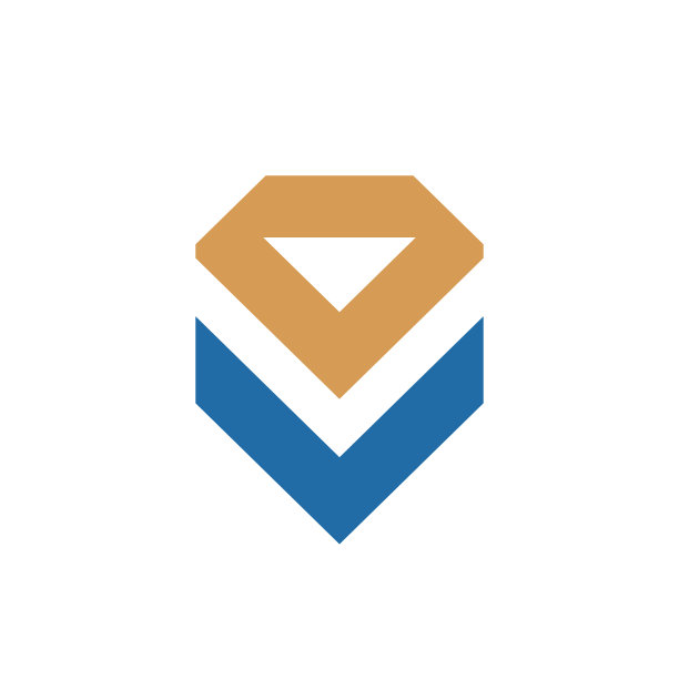 抽象钻石宝石标志图标设计模板图片下载