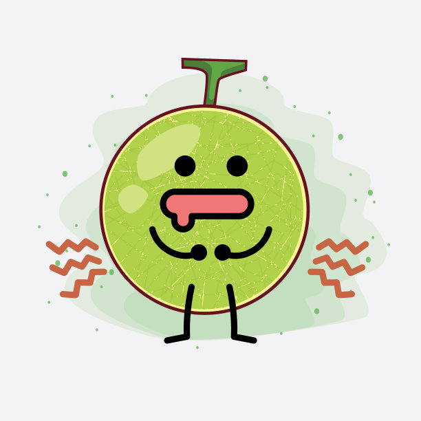 可爱的哈密瓜性格图片下载