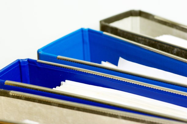 不同的文件夹在蓝色，黄色和黑色图片下载