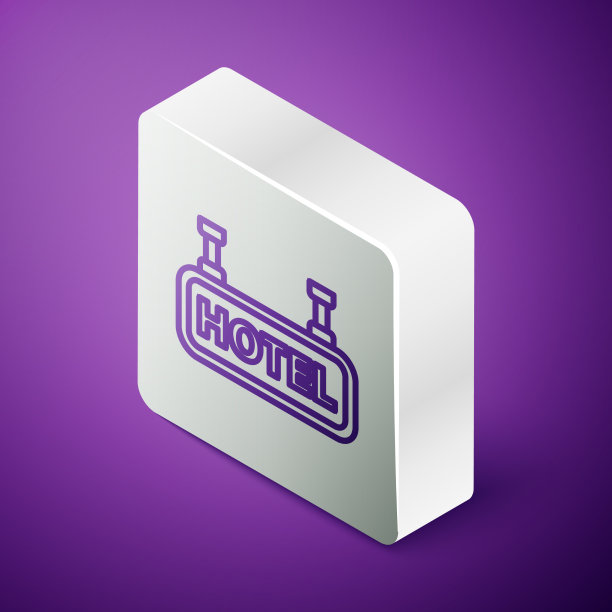 户外广告用等距线招牌图片下载