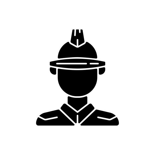 未来眼镜黑色象形图标图片下载