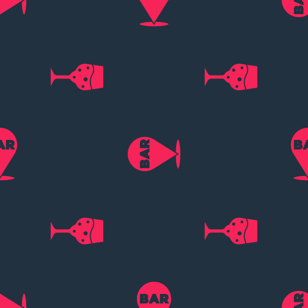 设置玻璃香槟和酒吧的位置图片下载