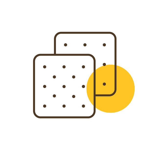 饼干图标快餐标志图片下载