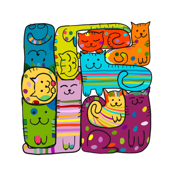 与搞笑猫猫的房子草图图片下载