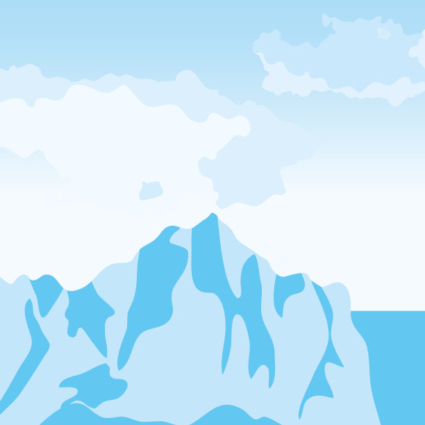 卡通自然北极图片下载