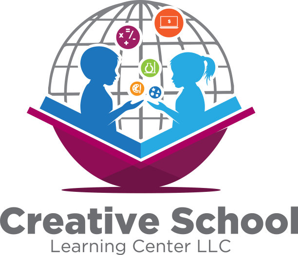 创意学校学习中心标志设计图片下载