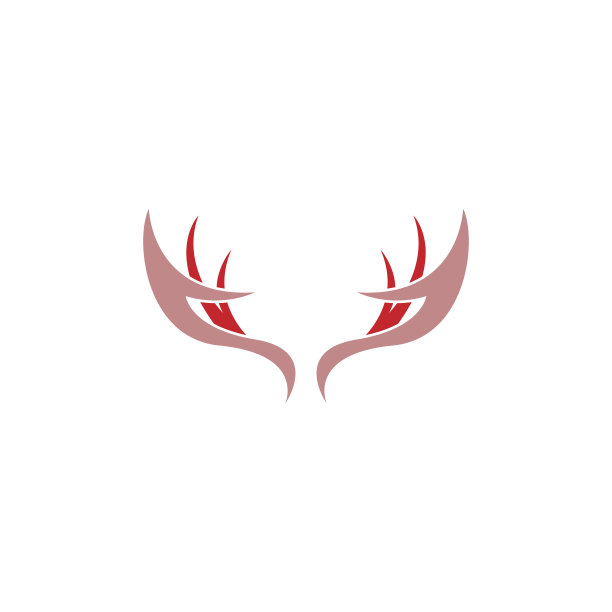 鹿角标志图标设计图片下载
