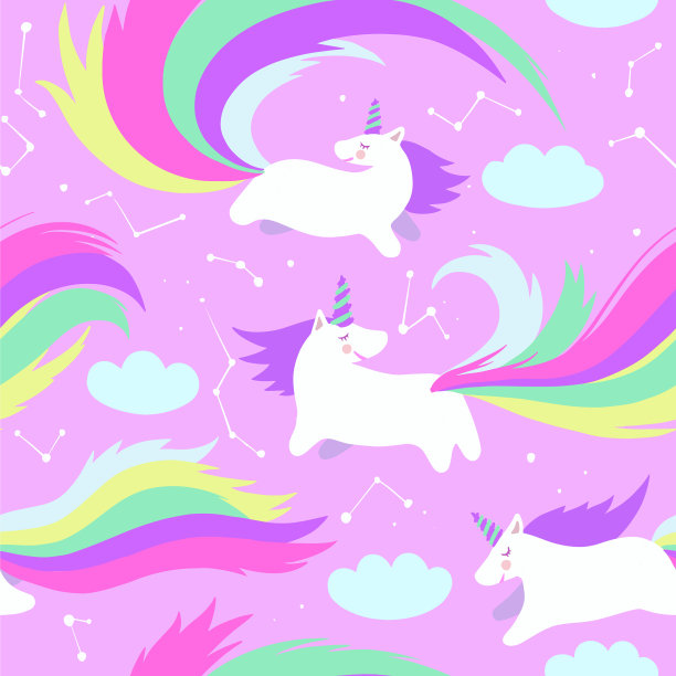 可爱无缝图案配可爱小图片下载