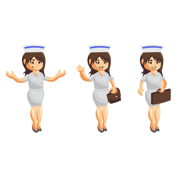 护士女医院性格服装保健图片下载