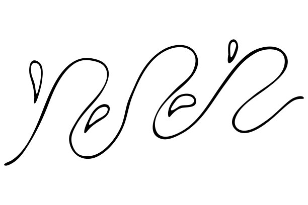 海溅，大浪，矢量涂鸦元素，着色图片下载