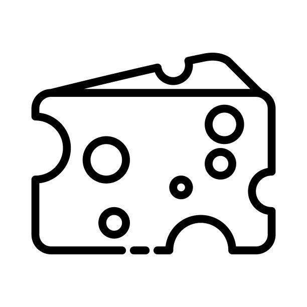 奶酪食品图标设计标志图片下载