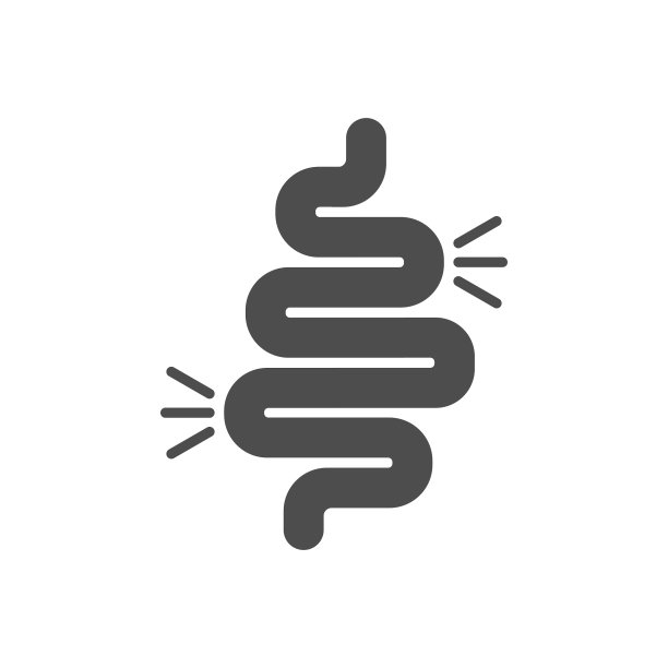 肠道便秘图标在平式结肠炎上图片下载