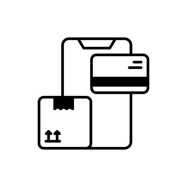 支付方法向量固体图标风格插图。EPS 10个文件图片下载