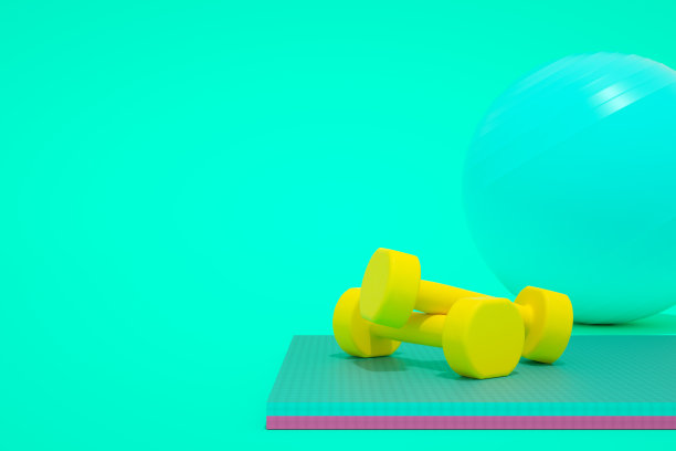 健身，健康生活方式概念，在家锻炼图片下载