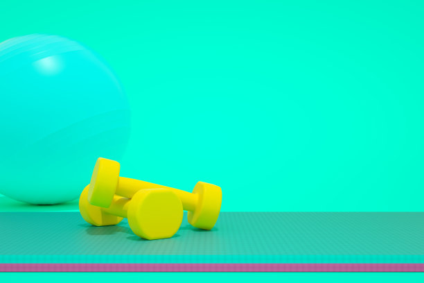 健身，健康生活方式概念，在家锻炼图片下载