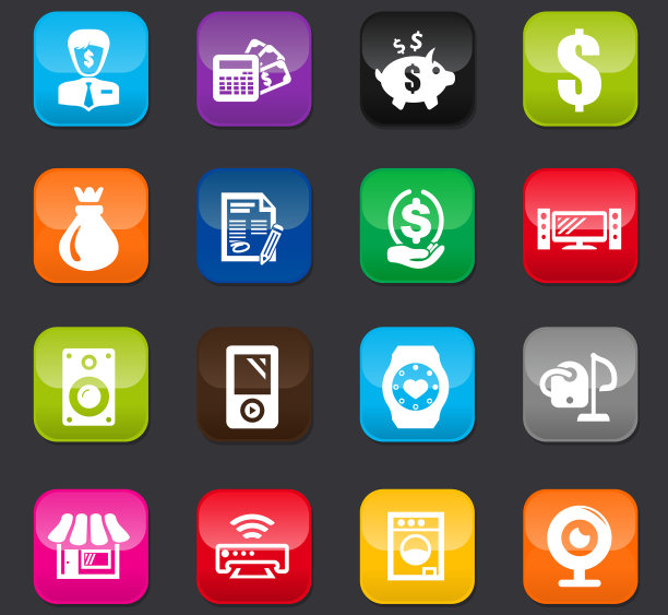 当铺图标套装图片下载