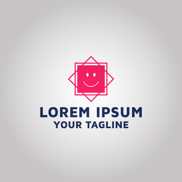 微笑图标标志的设计理念和灵感图片下载