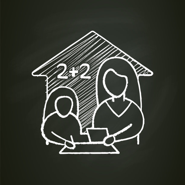 数学课粉笔图标图片下载