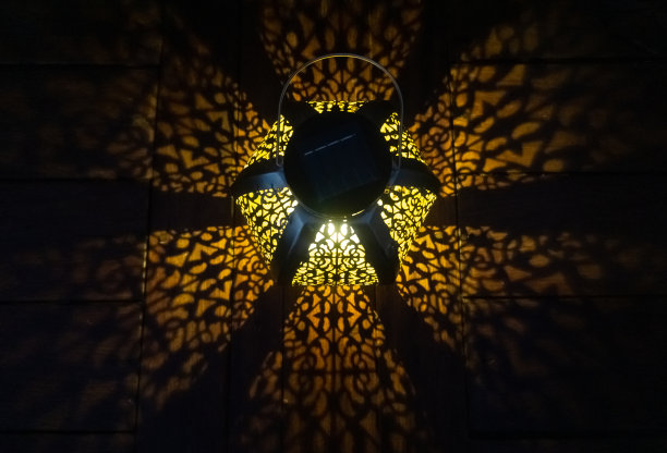 美丽的灯光来自阿拉伯灯图片下载