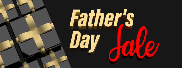 父亲节促销购物庆祝活动和许多礼品盒图片下载