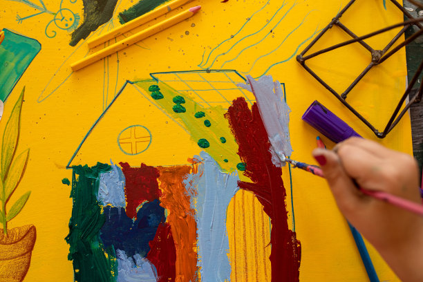 孩子们画的房子图片下载