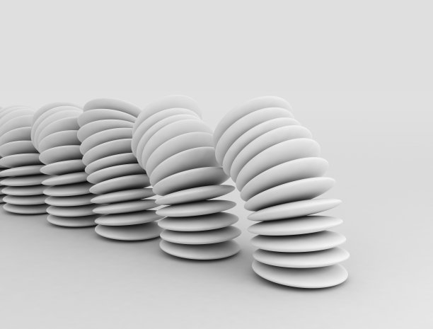 堆叠白色物体在引爆点图片下载