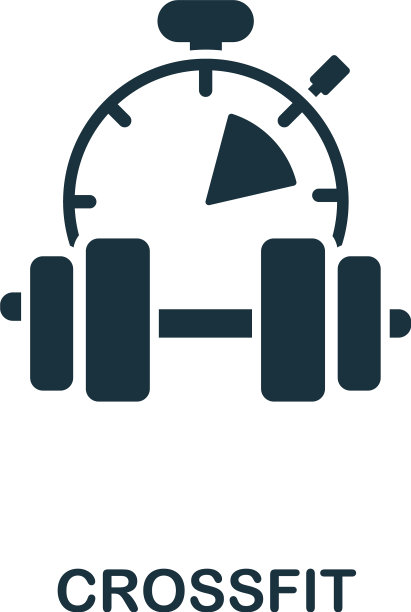 混合健身标志着健康的生活方式图片下载