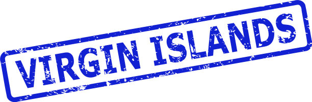 维尔京群岛的邮票表面不干净图片下载