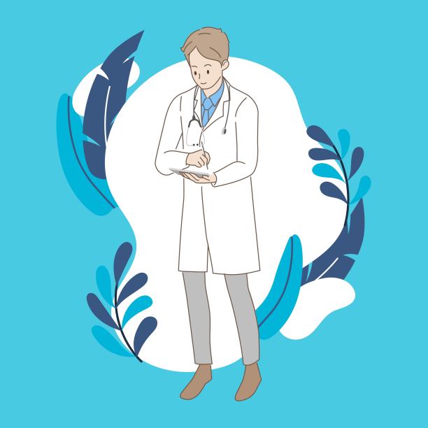 诊所或医院的医生检查报告。图片下载