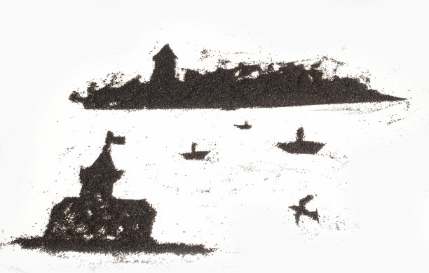 黑色的茶叶图片下载