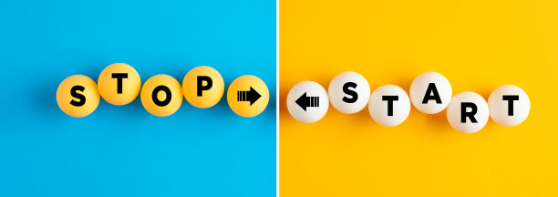 “开始”和“停止”写在乒乓球上图片下载