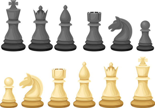 黑白棋子或一套棋子图片下载