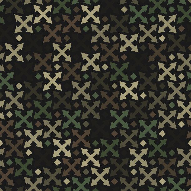 抽象军事或狩猎伪装无缝衔接图片下载